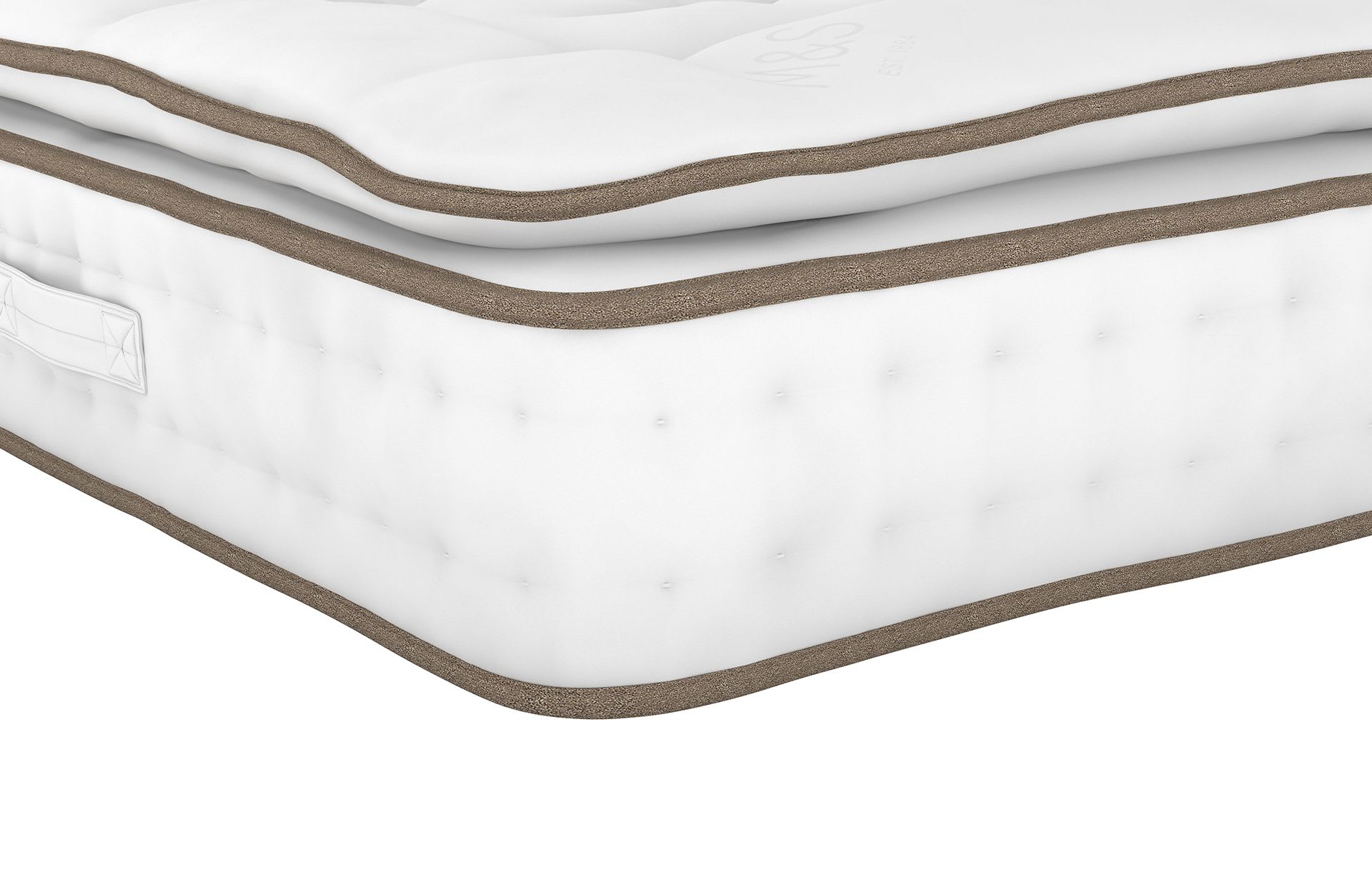 1000 British Wool Pocket Spring Medium Firm Pillowtop Mattress - Image 3