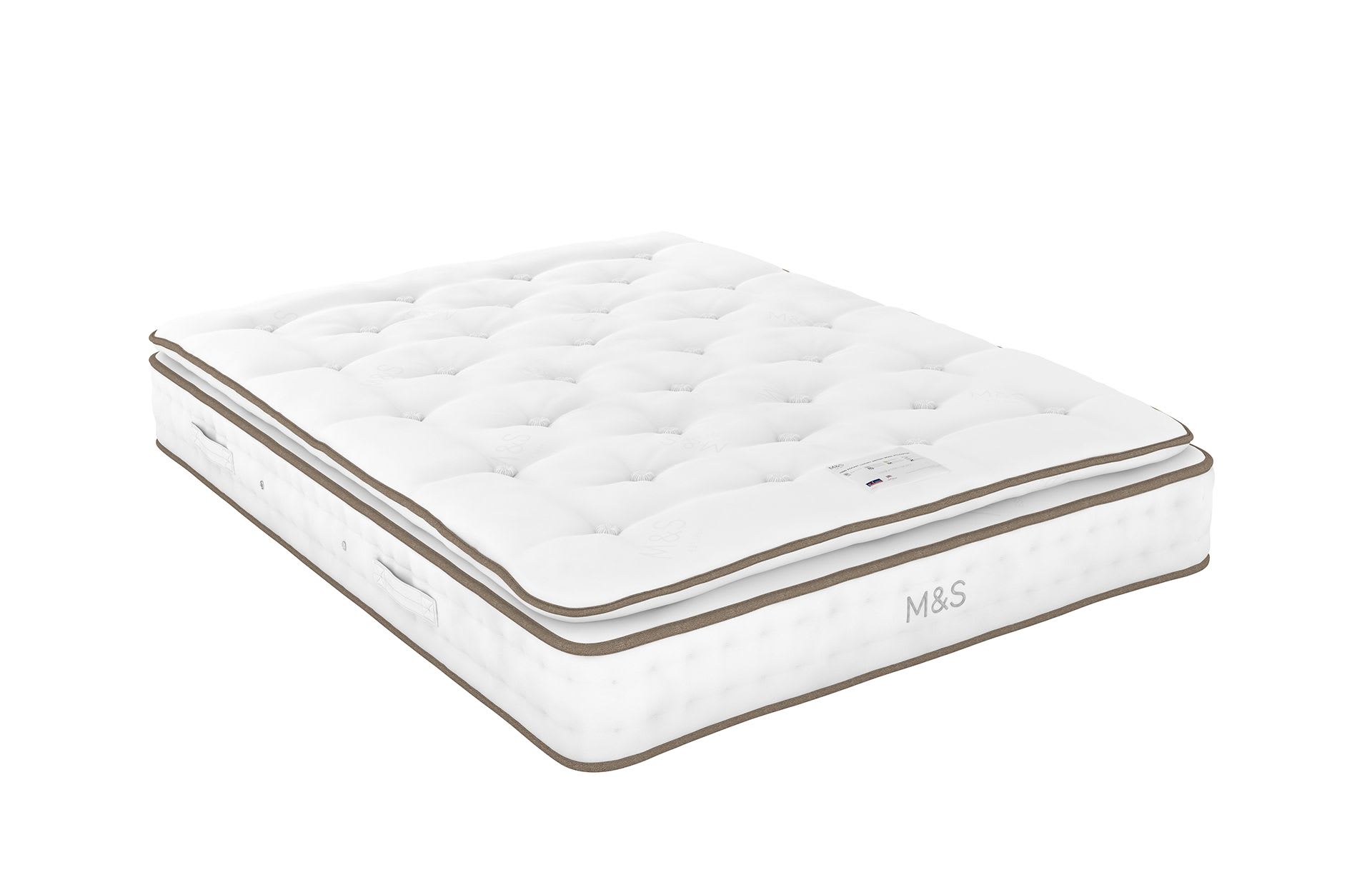 1000 British Wool Pocket Spring Medium Firm Pillowtop Mattress