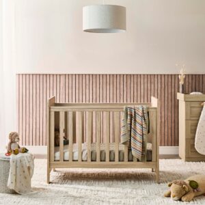 Atlas Small Cotbed - Light Oak