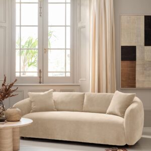 Cocoon Chenille 2 Seater Curved Sofa