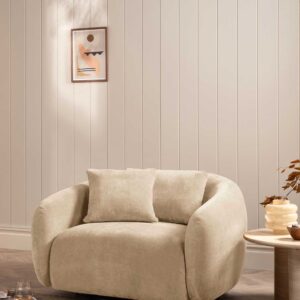 Cocoon Chenille Swivel Snuggle Chair