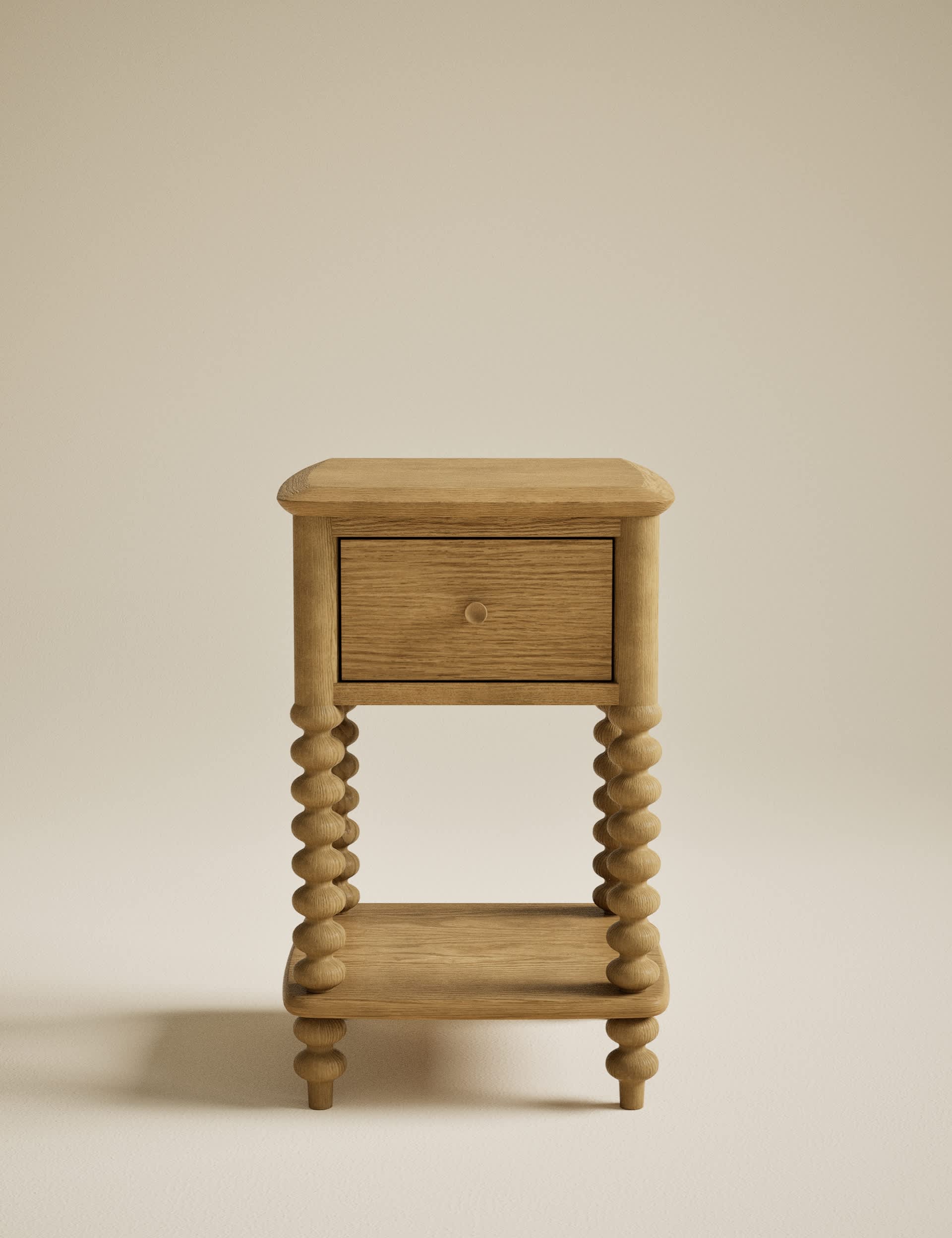 Evelyn Bobbin Bedside Table - Image 2