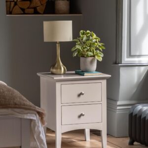 Hastings 2 Drawer Bedside Table