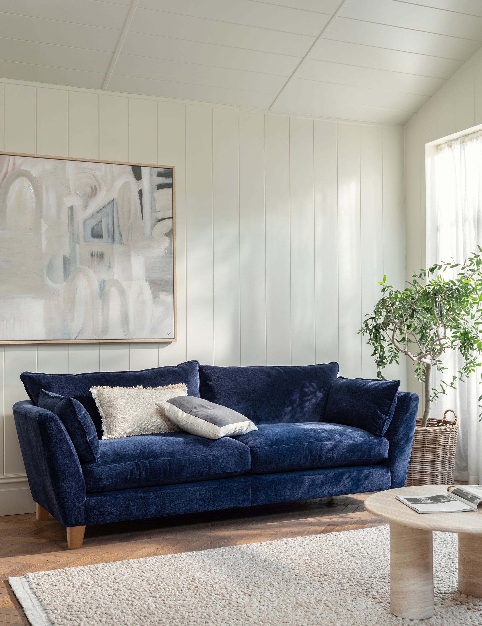 Irving Chenille Grand 4 Seater Sofa