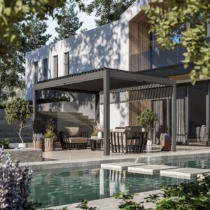 Luxe Aluminium Louvred Pergola 4M x 3M