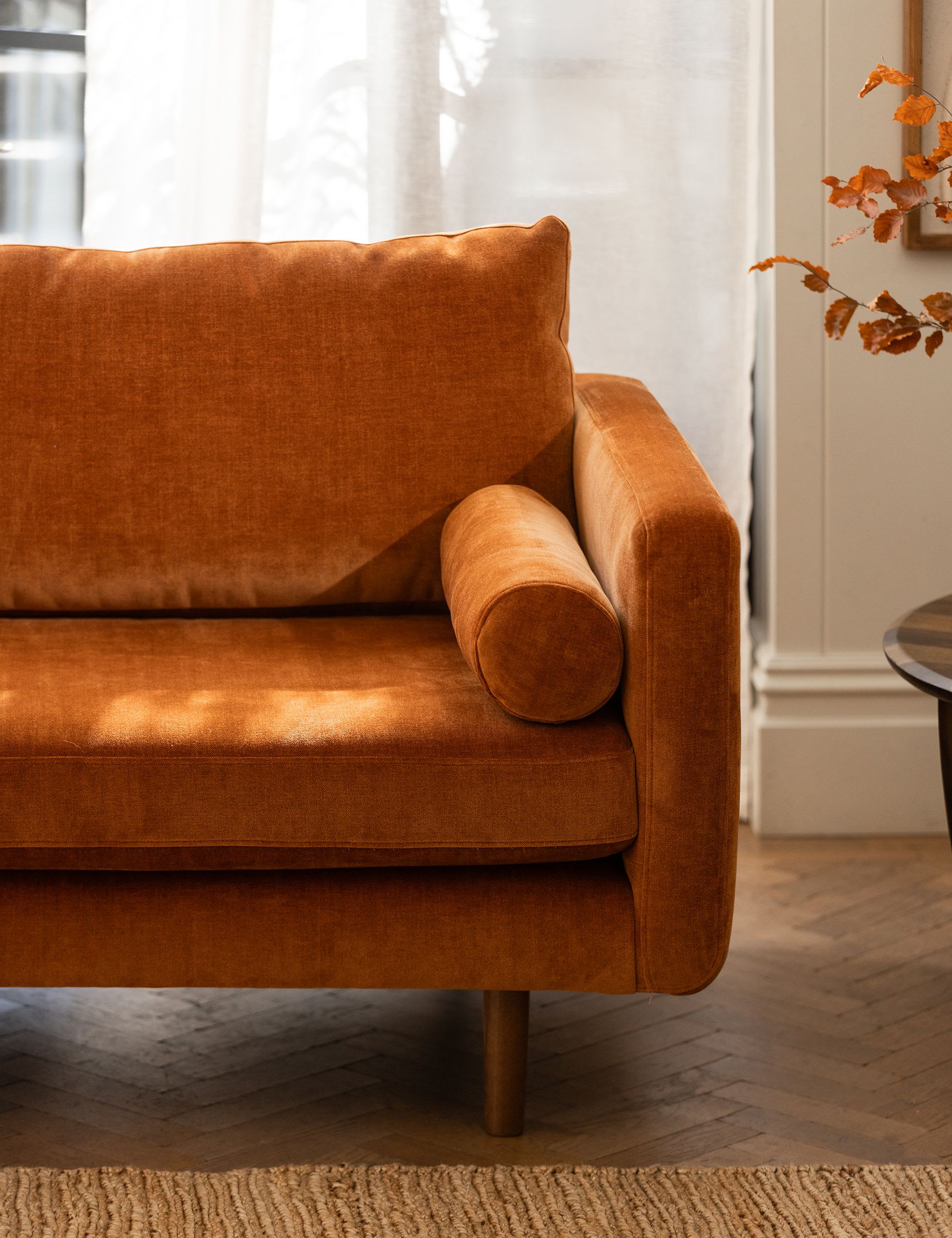Moore Chenille Large 3 Seater Sofa - Image 2