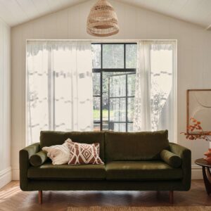 Moore Chenille Large 3 Seater Sofa