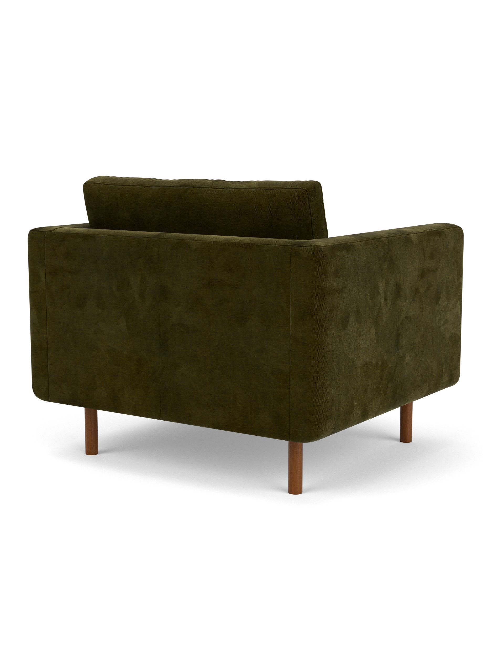 Moore Chenille Snuggle Chair - Image 3