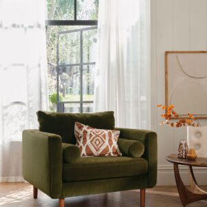 Moore Chenille Snuggle Chair