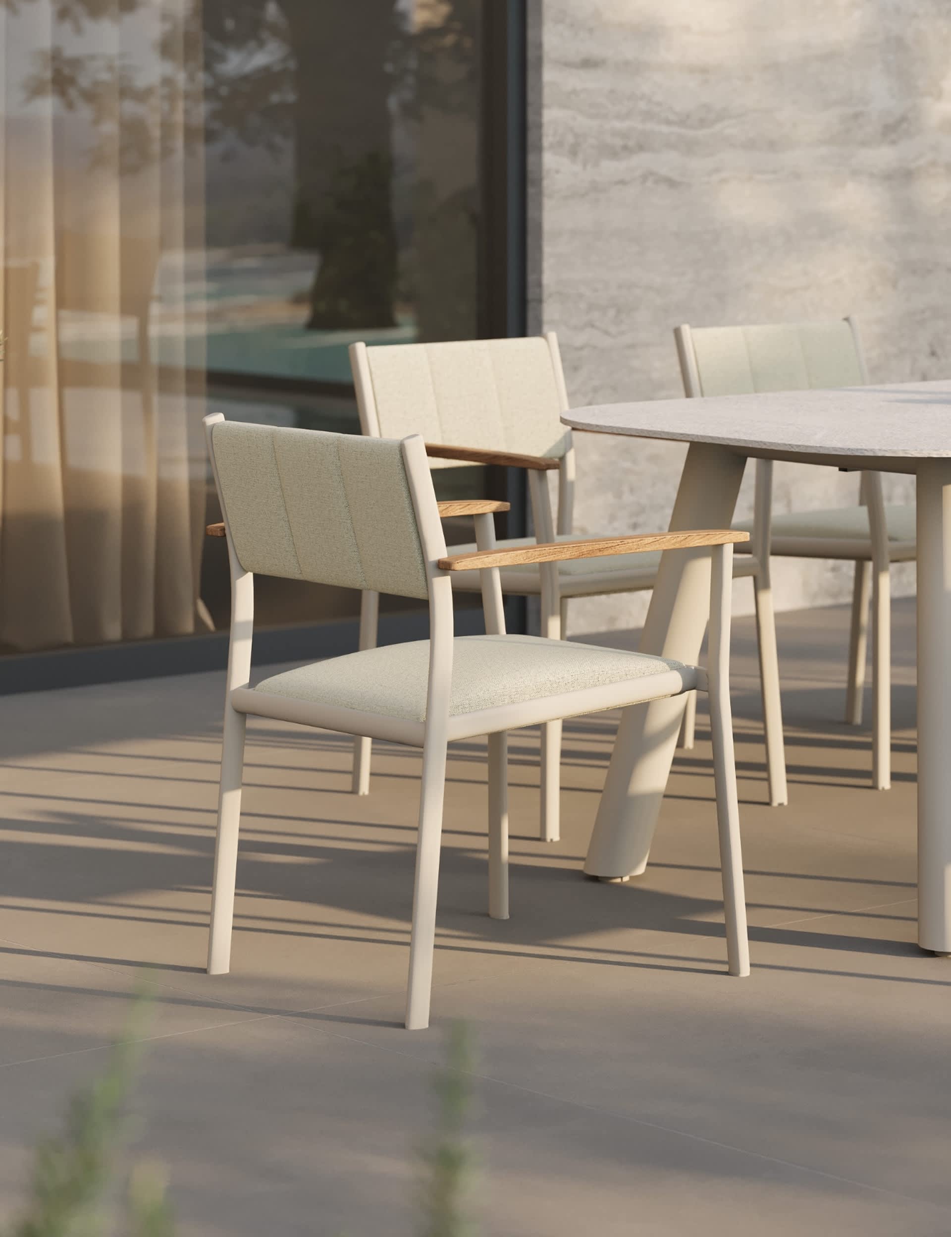 Nexo 6 Seater Dining Table and Chairs - Image 3