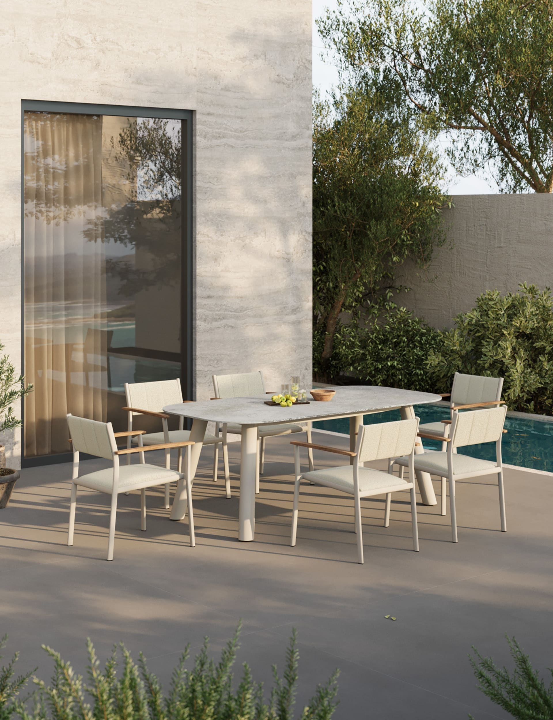Nexo 6 Seater Dining Table and Chairs