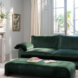 Orson Chenille Footstool