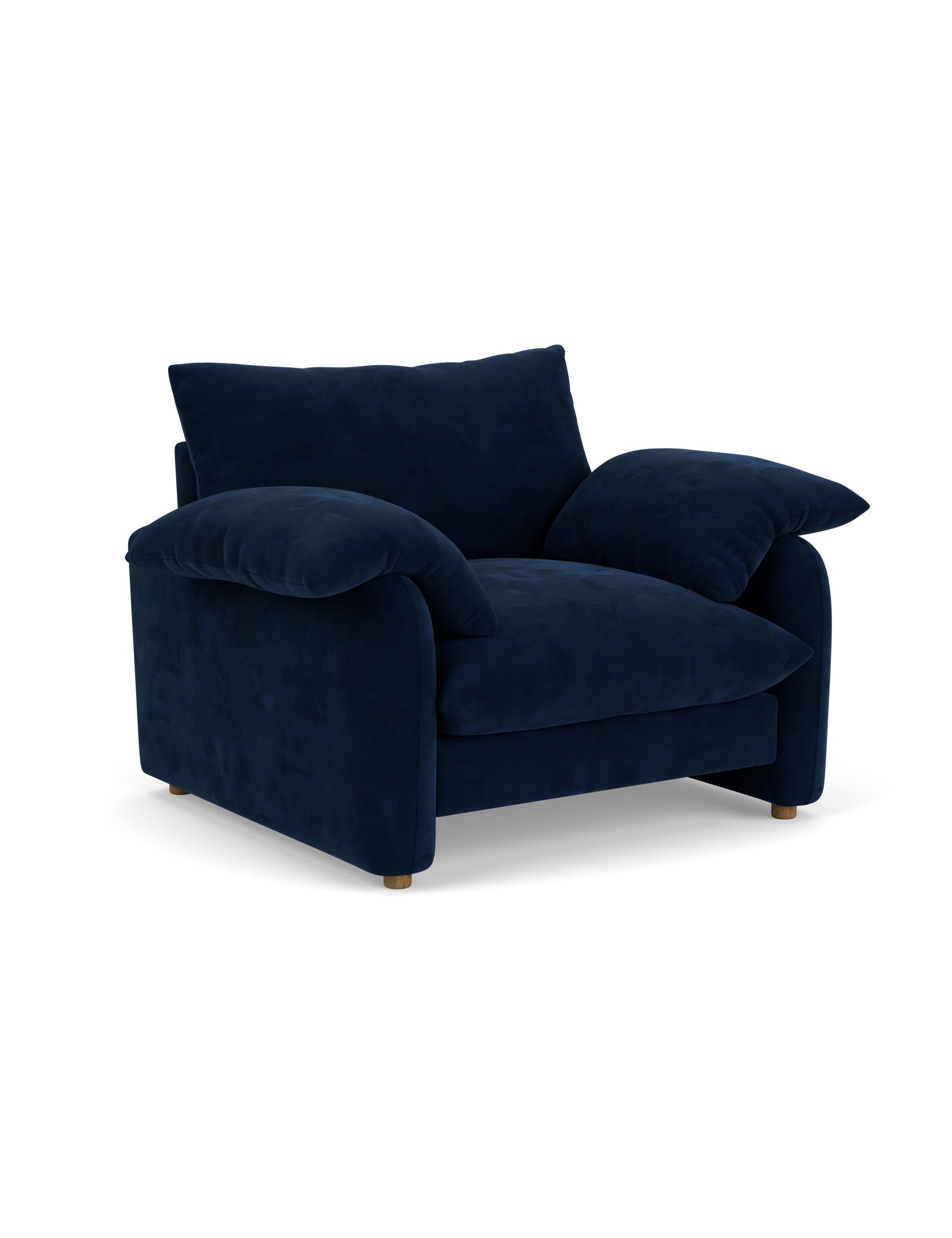 Orson Chenille Snuggle Chair - Image 2