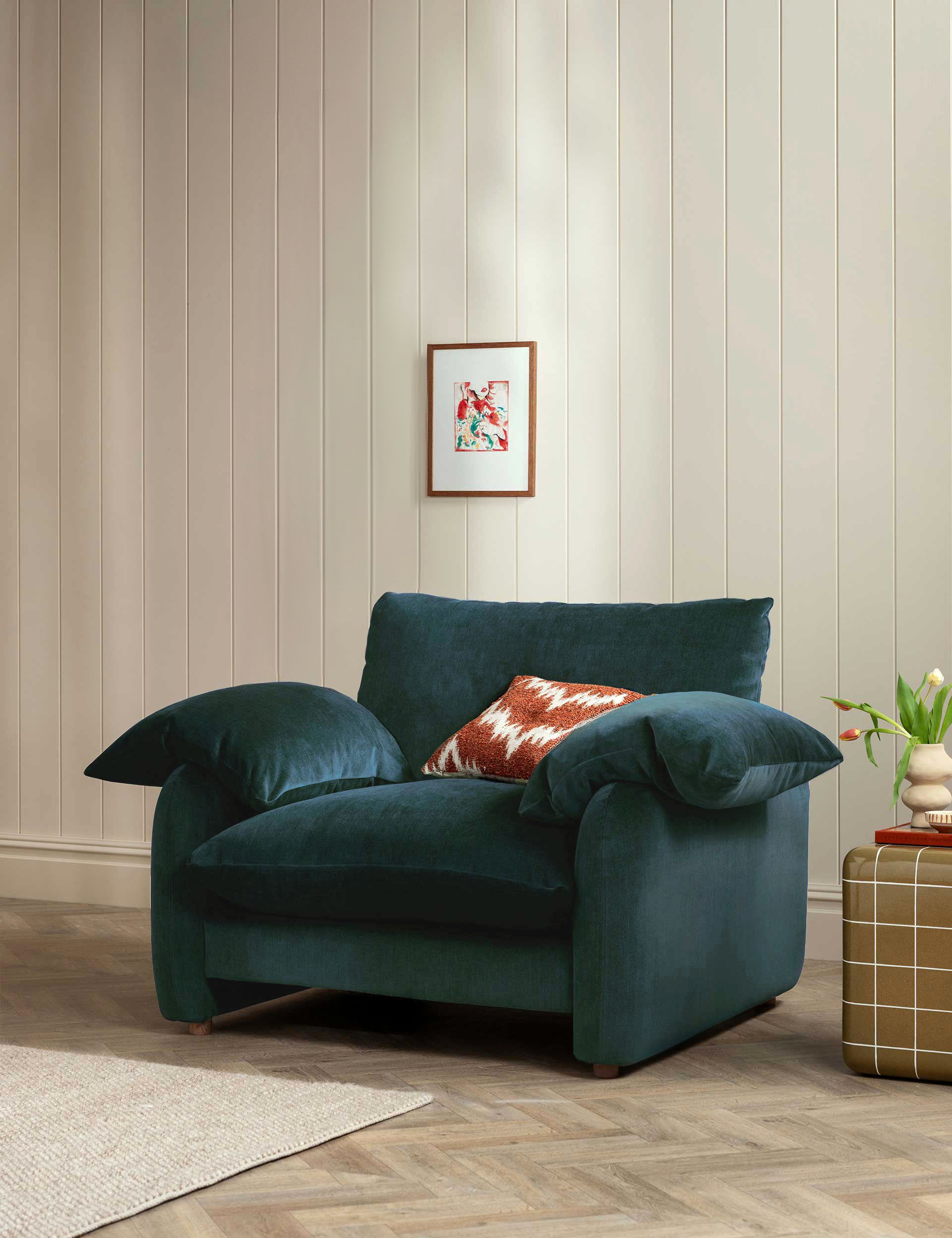 Orson Chenille Snuggle Chair