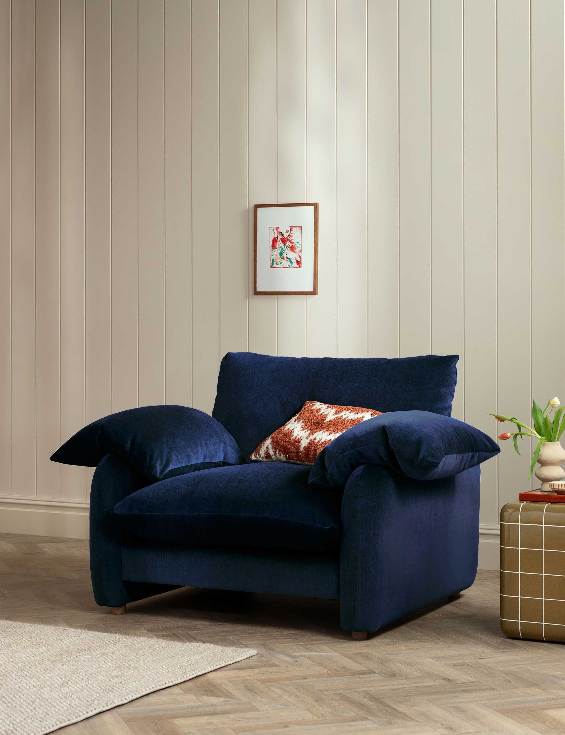 Orson Chenille Snuggle Chair