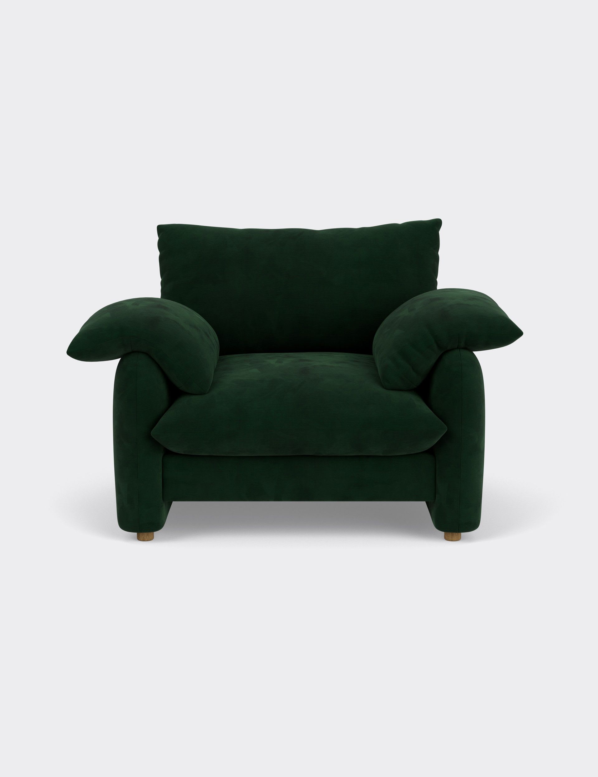Orson Chenille Snuggle Chair - Image 2