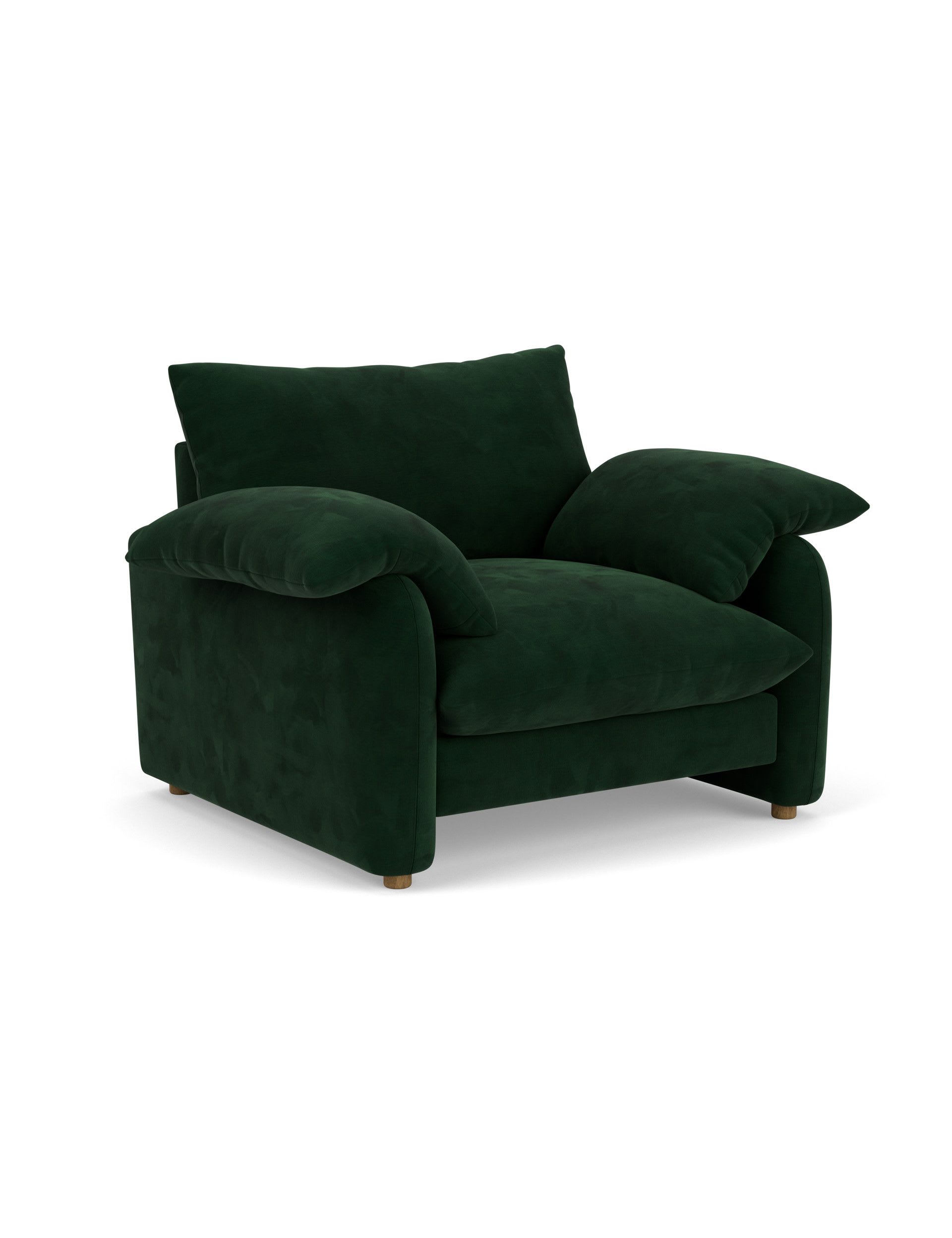 Orson Chenille Snuggle Chair - Image 3