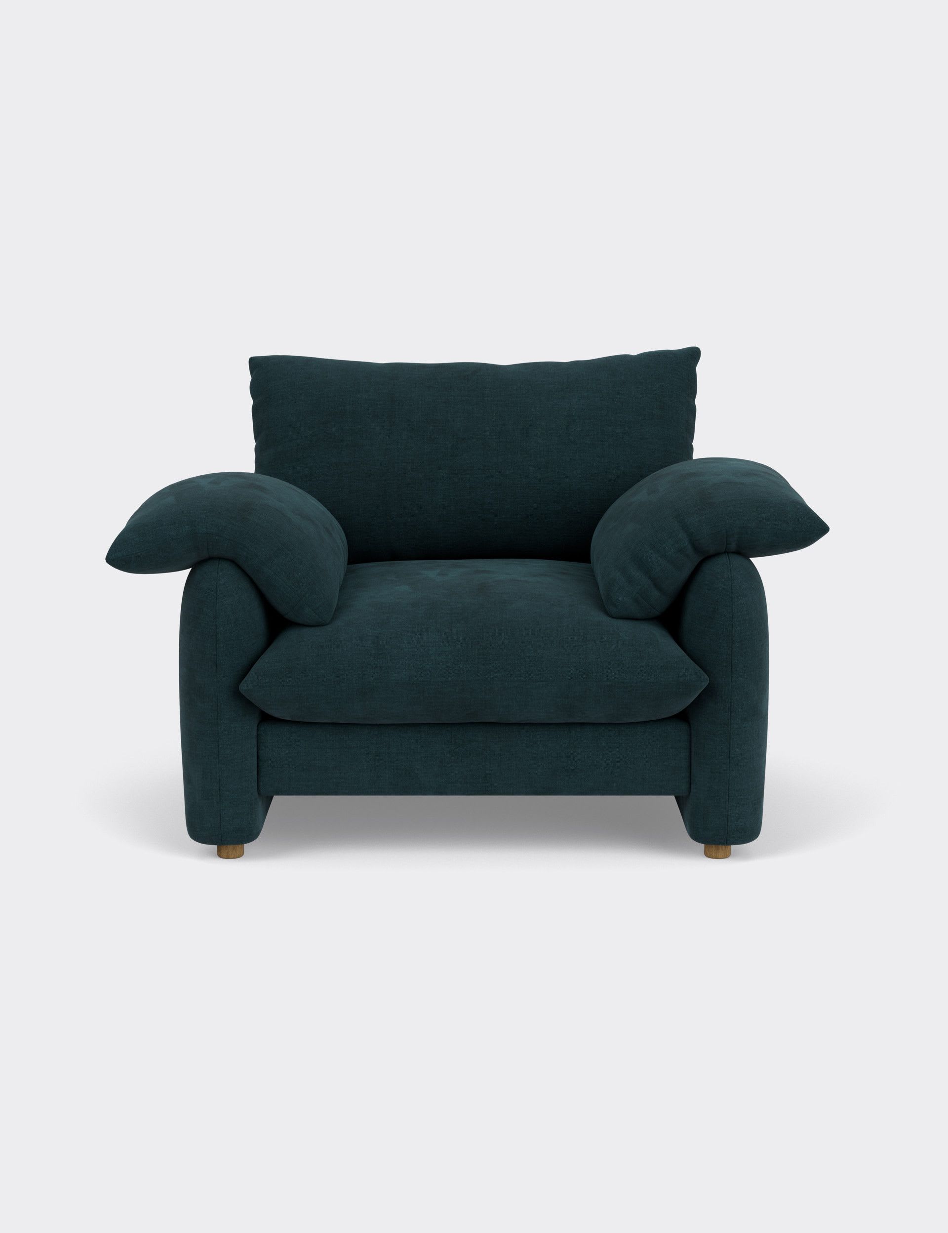 Orson Chenille Snuggle Chair - Image 2