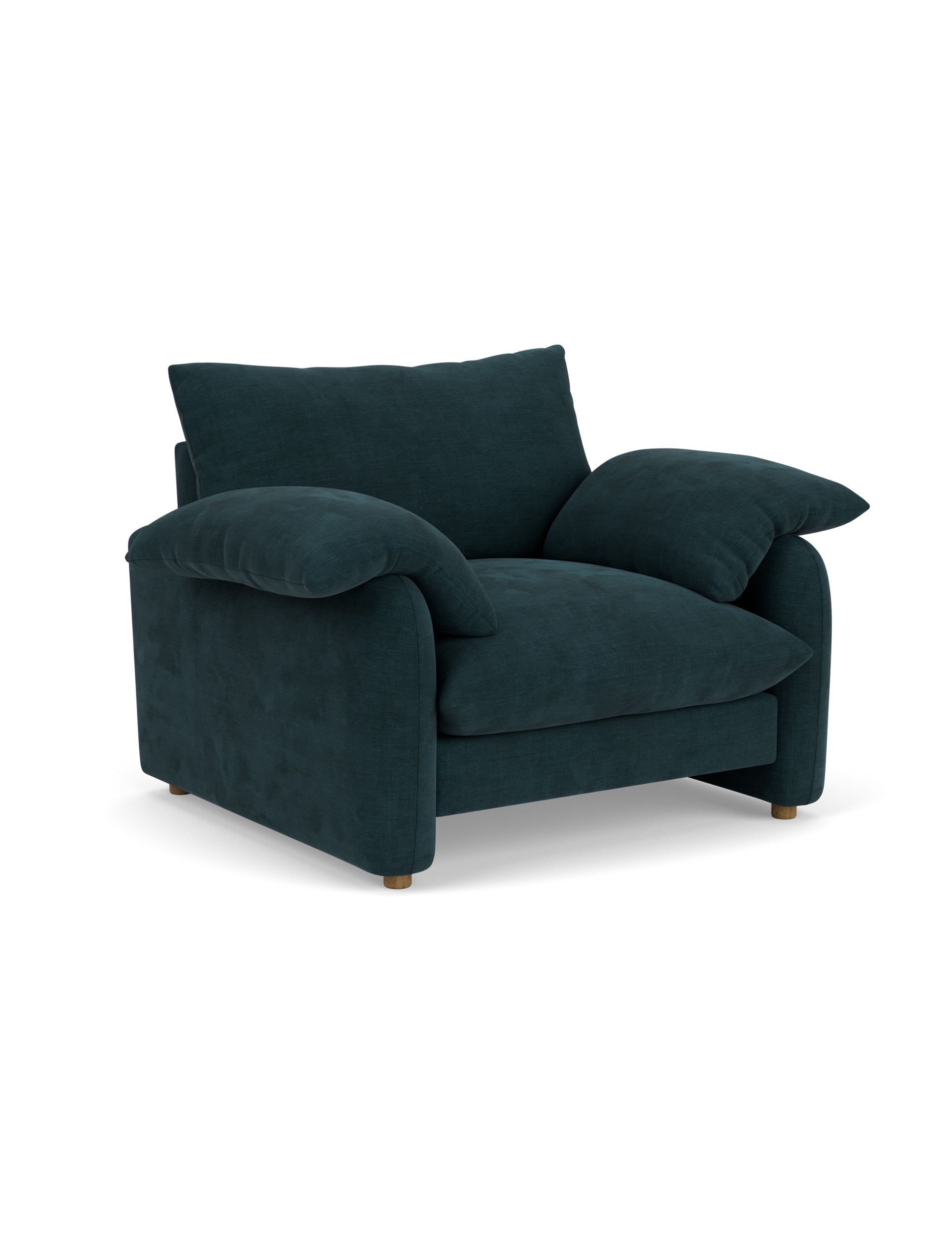 Orson Chenille Snuggle Chair - Image 3