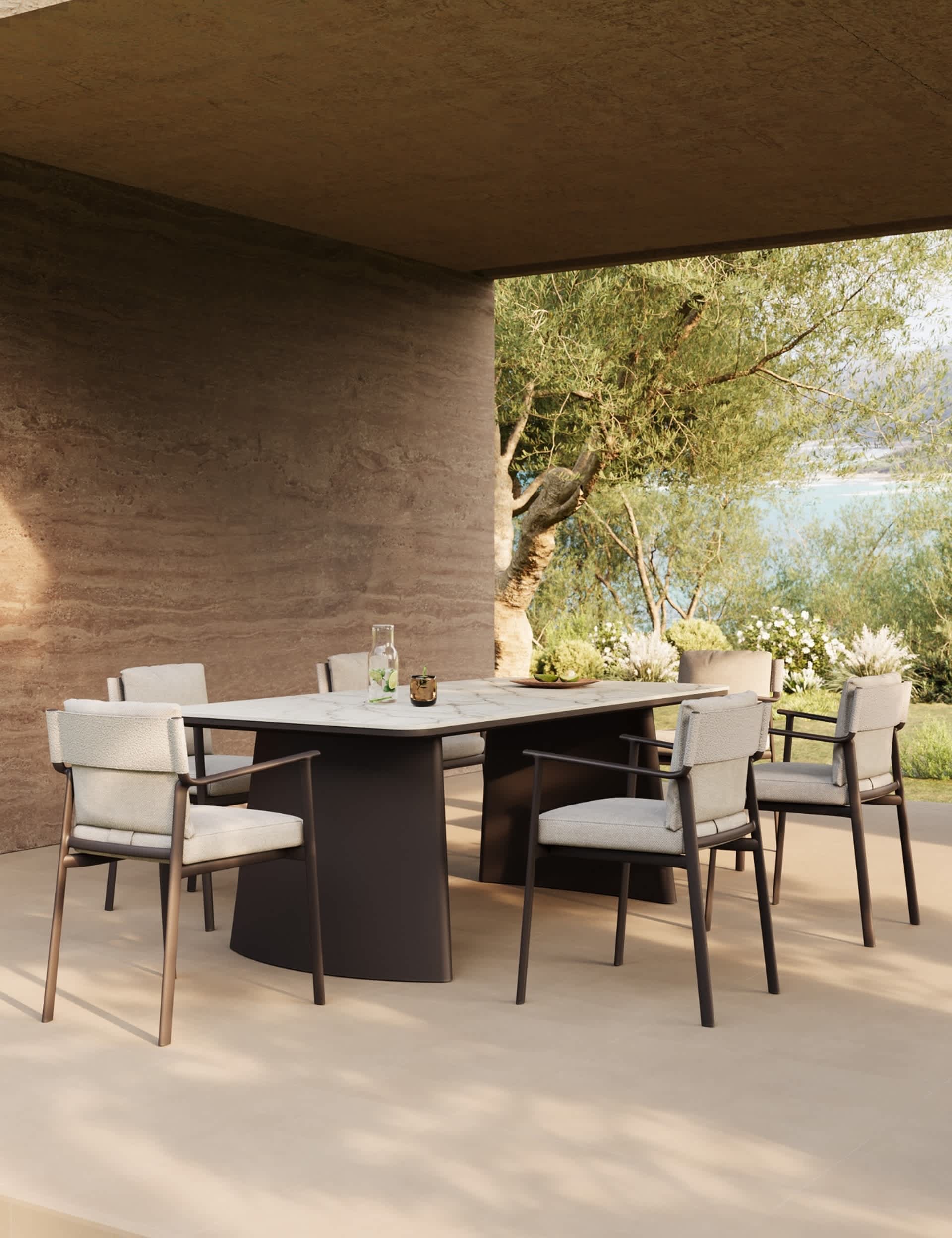 Oryn 6 Seater Garden Dining Set