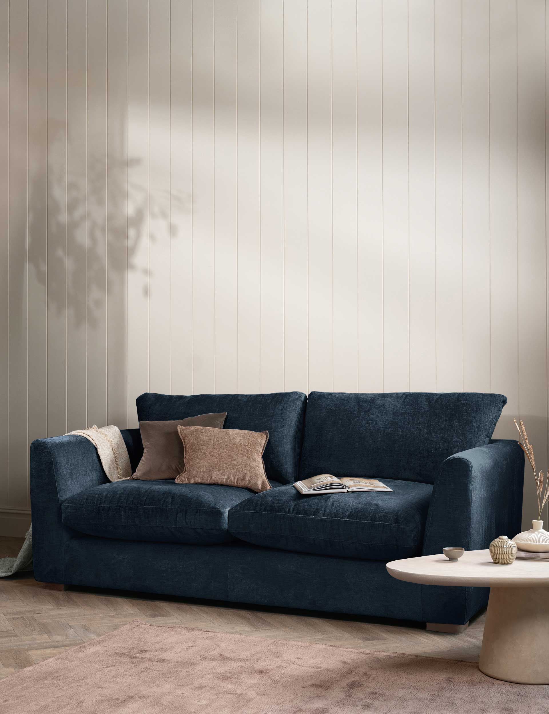 Palmer Textured Chenille 2 Seater Sofa
