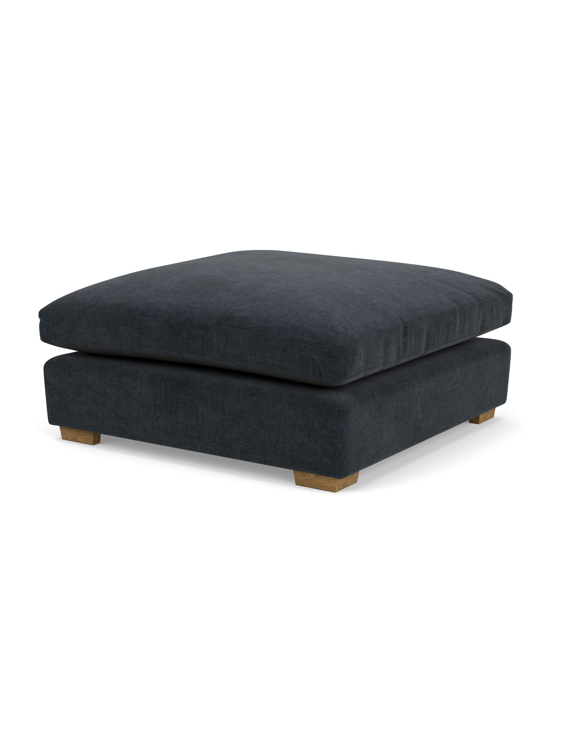 Palmer Textured Chenille Footstool - Image 2