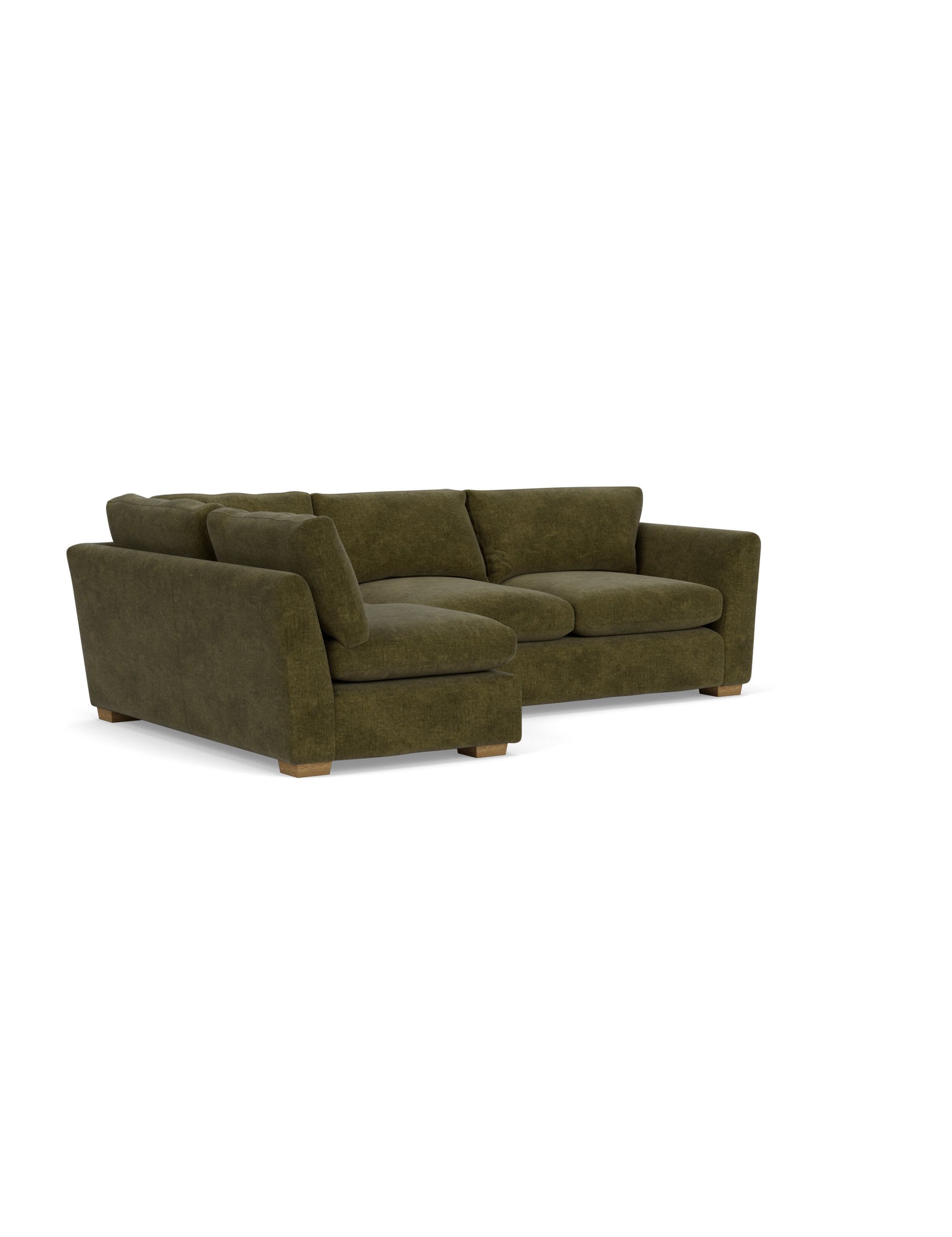Palmer Textured Chenille Left Hand Corner Sofa - Image 2