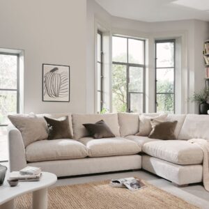 Palmer Textured Chenille Right Hand Corner Sofa