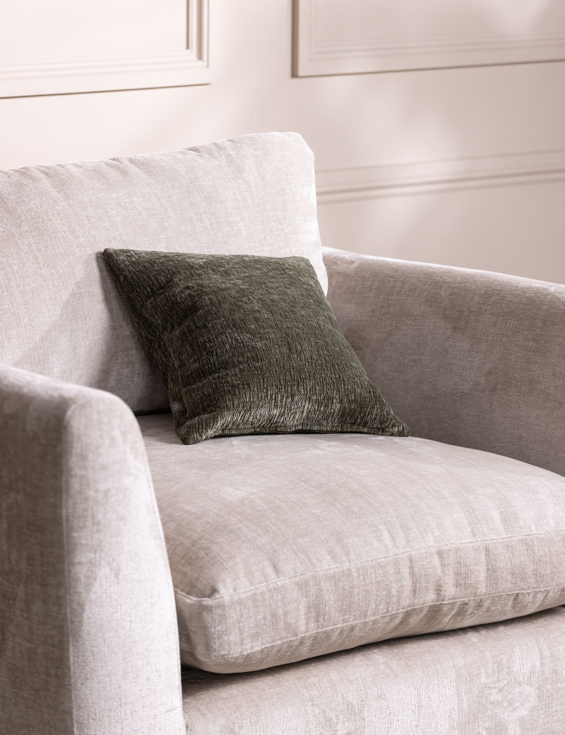 Palmer Textured Chenille Snuggle Chair - Image 2