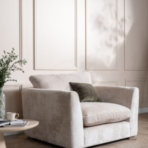 Palmer Textured Chenille Snuggle Chair