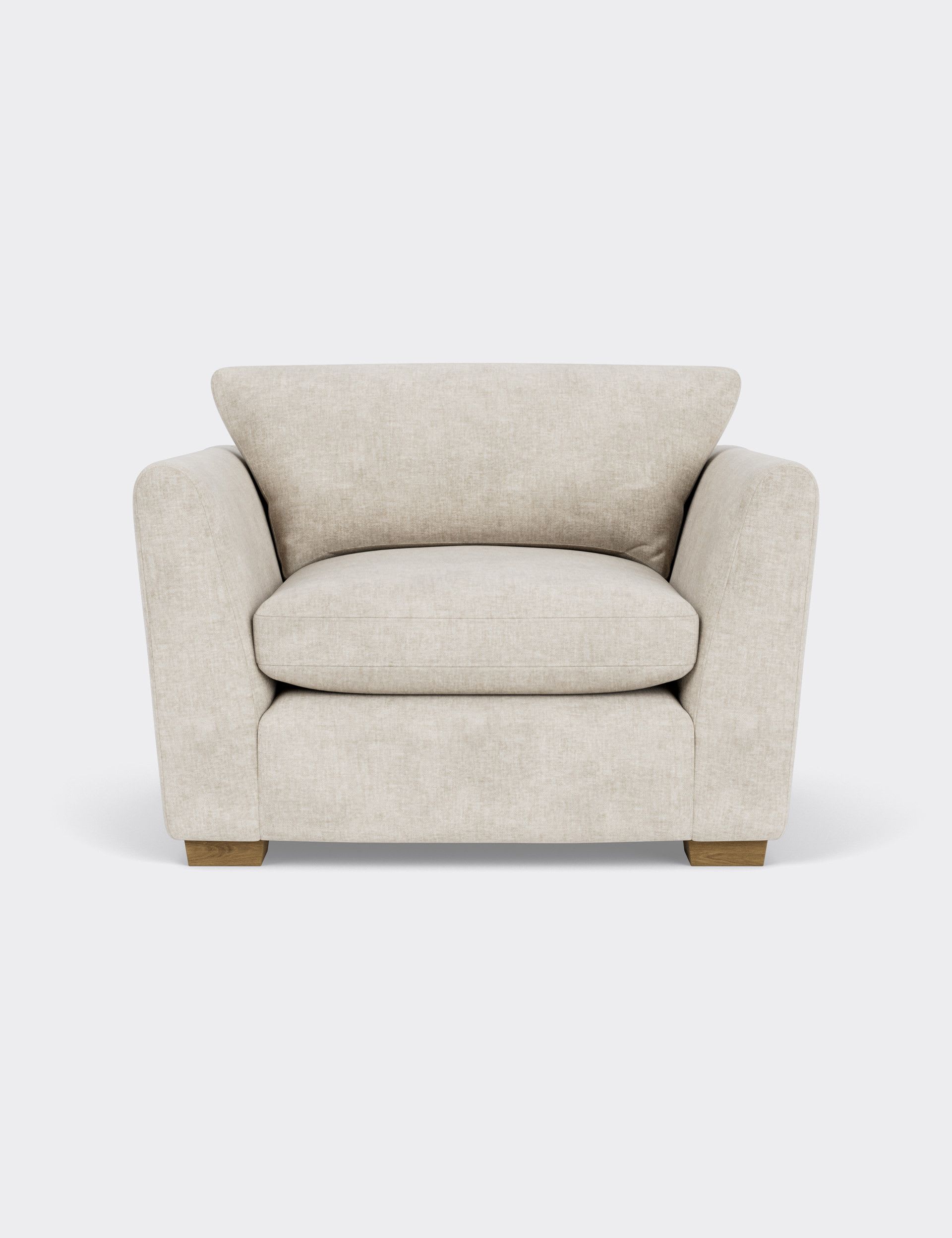 Palmer Textured Chenille Snuggle Chair - Image 3