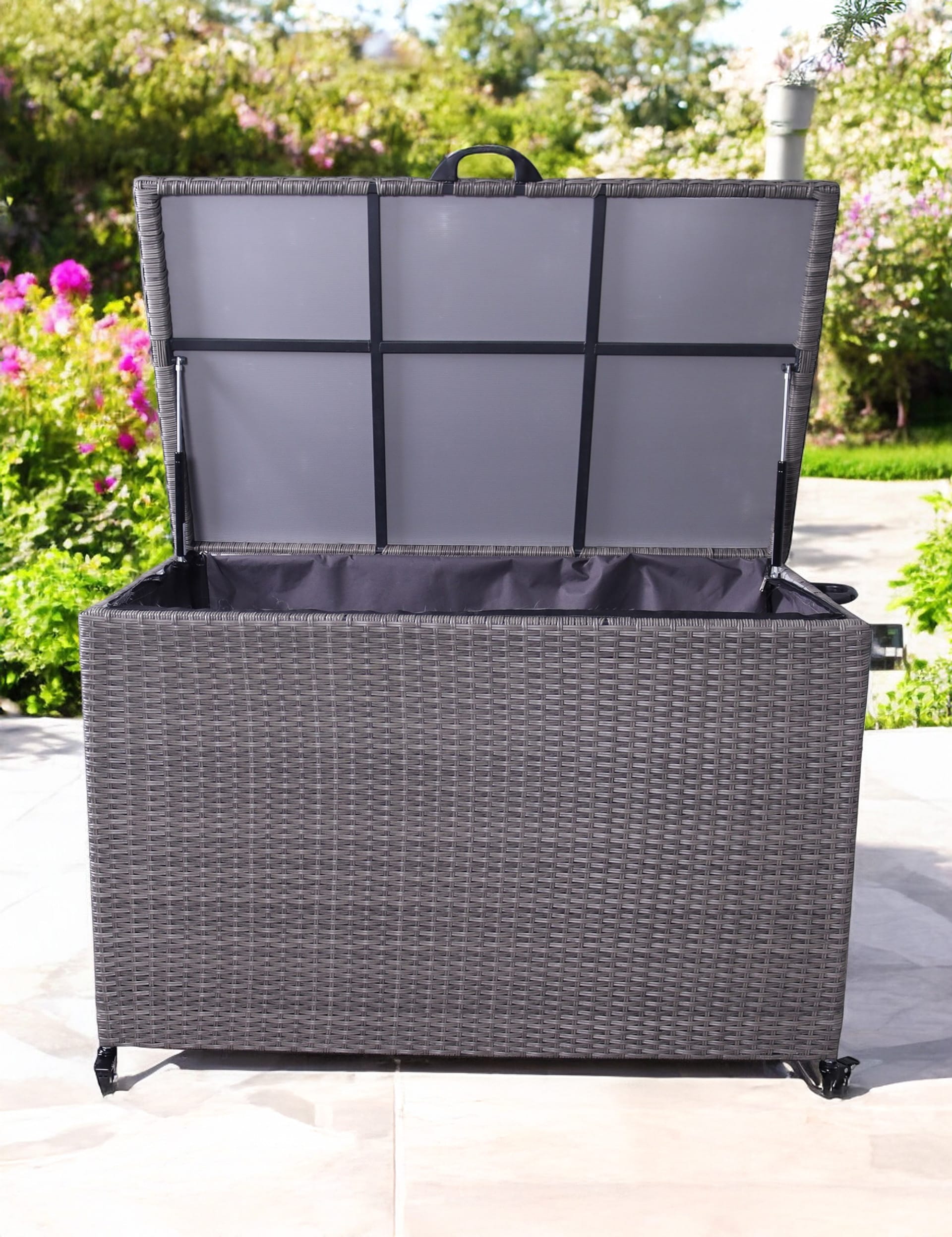 Rattan Cushion Storage Box 510L - Image 3