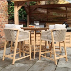 Roma 4 Seater Deluxe Garden Bar Set