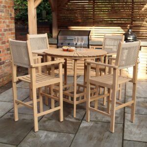 Roma 4 Seater Garden Bar Set
