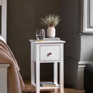 Set of 2 Hastings 1 Drawer Slim Bedside Tables