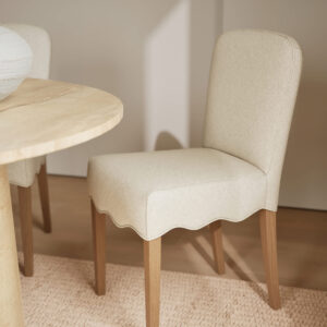 Set of 2 Scallop Dining Chairs