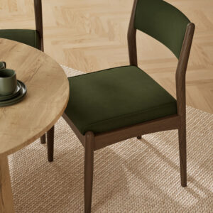 Set of 2 Sherwood Velvet Dining Chairs