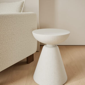 Stone Effect Side Table