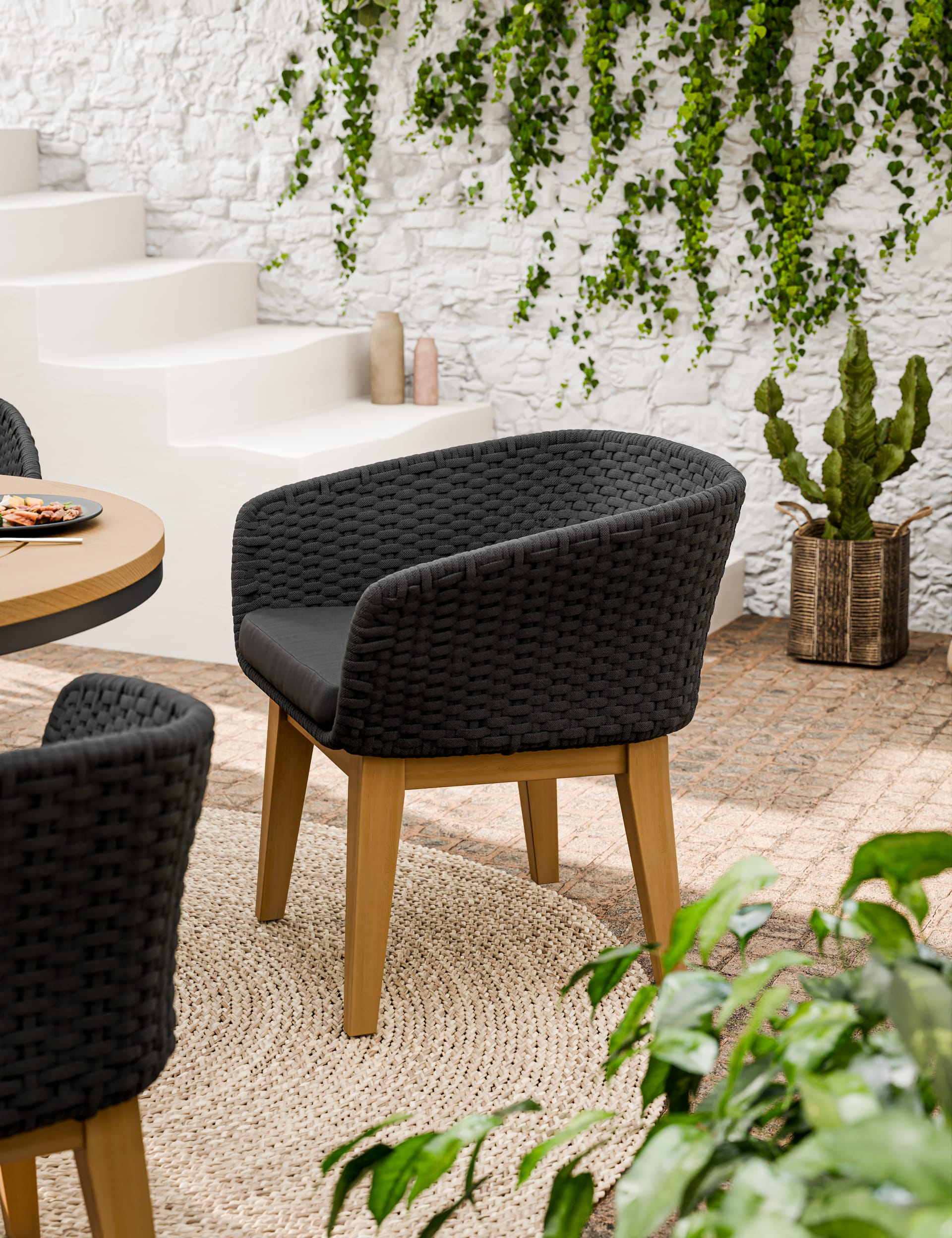 Tuscany 4 Seater Dining Set - Image 3