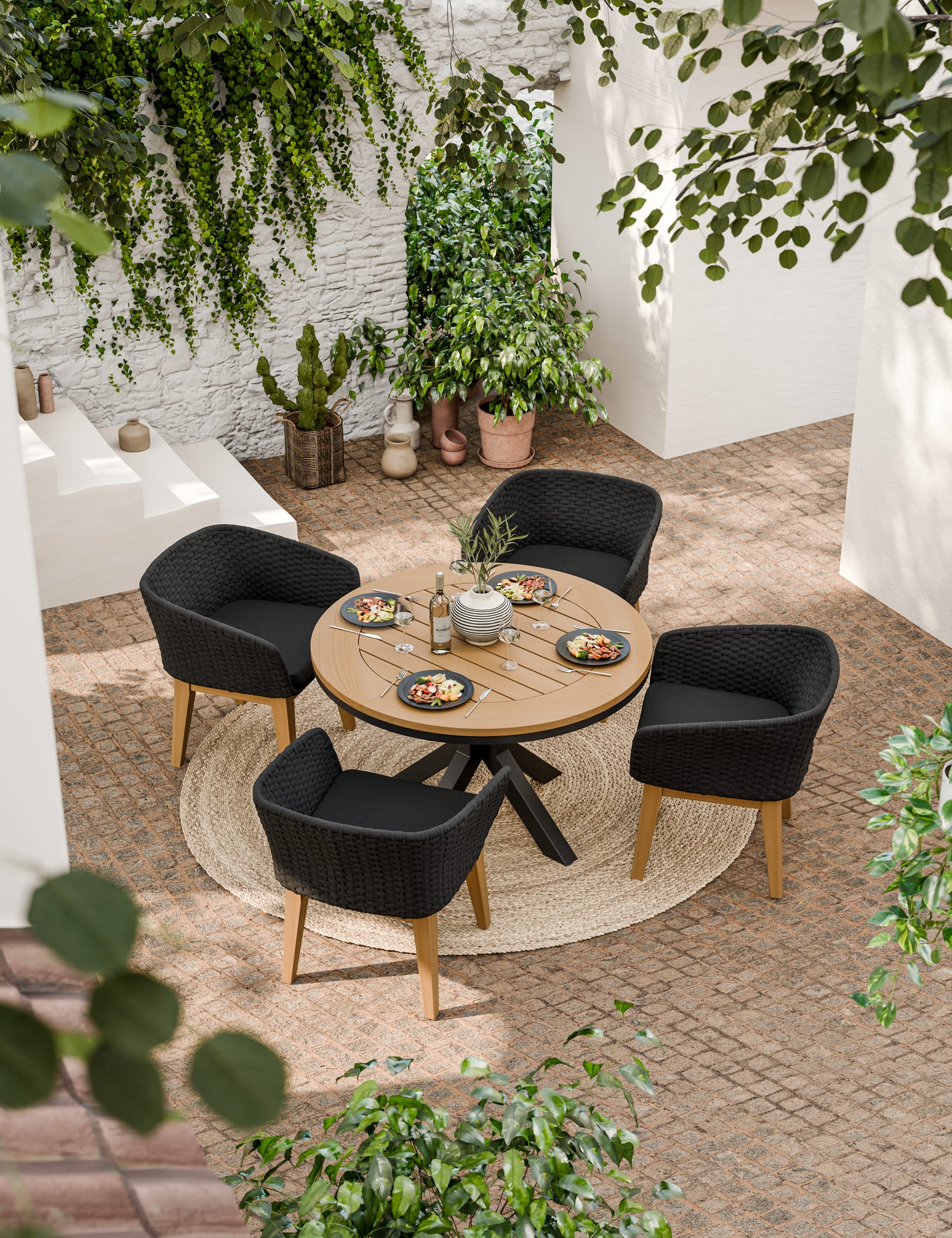 Tuscany 4 Seater Dining Set