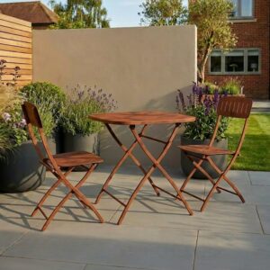 Venice Square Bistro Set 70cm x 70xm