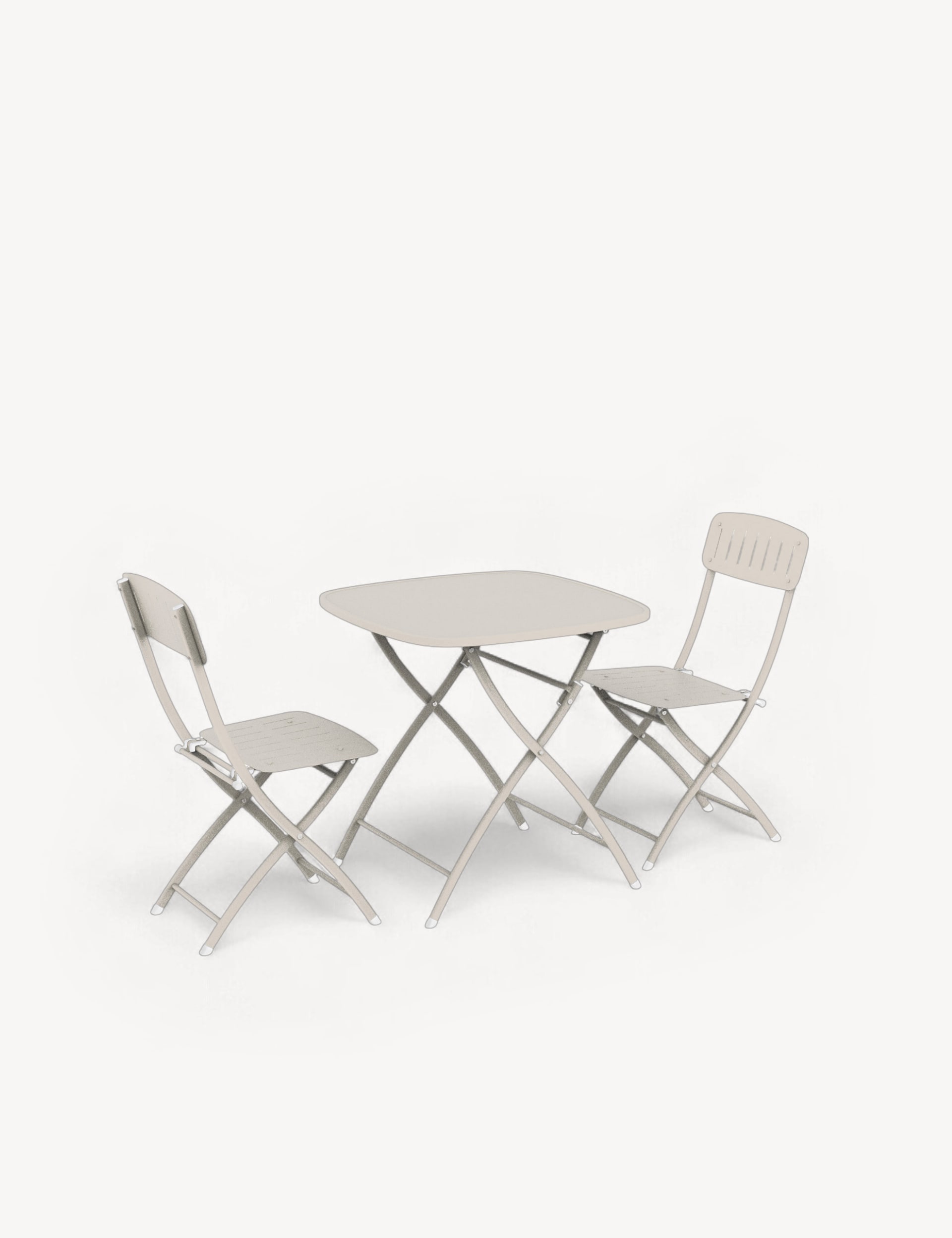 Venice Square Bistro Set 70cm x 70xm - Image 2