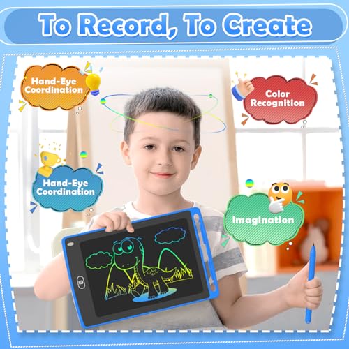 4 Pack LCD Writing Tablet for Kids, 8.5 Inch Colorful Doodle Board Drawing Tablet, Educational Learning Toys Birthday Gifts for Boys Girls Age 3 4... 4 Pack LCD Writing Tablet for Kids, 8.5 Inch Colorful Doodle Board Drawing Tablet, Educational Learning Toys Birthday Gifts for Boys Girls Age 3 4...