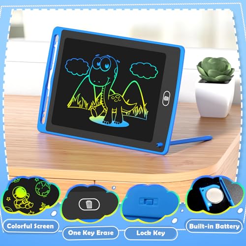 4 Pack LCD Writing Tablet for Kids, 8.5 Inch Colorful Doodle Board Drawing Tablet, Educational Learning Toys Birthday Gifts for Boys Girls Age 3 4... 4 Pack LCD Writing Tablet for Kids, 8.5 Inch Colorful Doodle Board Drawing Tablet, Educational Learning Toys Birthday Gifts for Boys Girls Age 3 4...