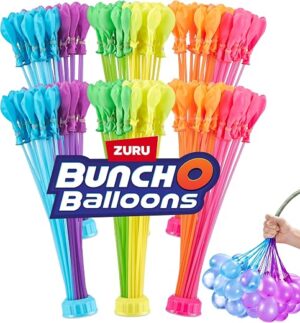 Bunch O Balloons Tropical Party (6 Pack) by ZURU, 200+ Rapid-Filling Self-Sealing Tropical Colored Water Balloons for Outdoor Family, Friends,...