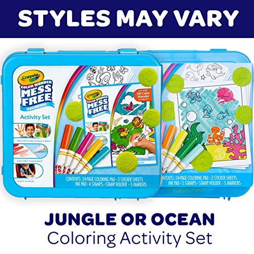 Crayola Color Wonder Mess Free Coloring Activity Set (30+ Pcs), Travel Art Kit, Gift for Kids & Toddlers, Ages 3+ Crayola Color Wonder Mess Free Coloring Activity Set (30+ Pcs), Travel Art Kit, Gift for Kids & Toddlers, Ages 3+