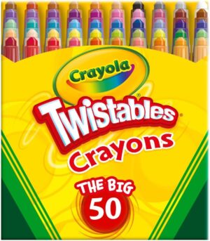 Crayola Mini Twistables Crayons for Kids (50ct), Cute Back to School Supplies for Kids, Crayons for Coloring Books, Gift for Toddlers Girls & Boys,... Crayola Mini Twistables Crayons for Kids (50ct), Cute Back to School Supplies for Kids, Crayons for Coloring Books, Gift for Toddlers Girls & Boys,...