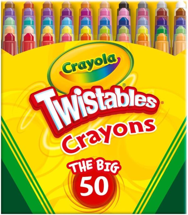 Crayola Mini Twistables Crayons for Kids (50ct), Cute Back to School Supplies for Kids, Crayons for Coloring Books, Gift for Toddlers Girls & Boys,... Crayola Mini Twistables Crayons for Kids (50ct), Cute Back to School Supplies for Kids, Crayons for Coloring Books, Gift for Toddlers Girls & Boys,...