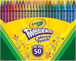 Crayola Twistables Colored Pencil Set (50ct), Cool Back to School Supplies for Kids, No Sharpen Colored Pencils for Girls & Boys, 4+ [Amazon... Crayola Twistables Colored Pencil Set (50ct), Cool Back to School Supplies for Kids, No Sharpen Colored Pencils for Girls & Boys, 4+ [Amazon...