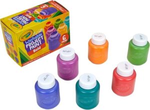 Crayola Washable Kids Paint (6ct), School Supplies, Painting Set for Kids, Spring Crafts, Art Teacher Gifts for Toddlers, Ages 3+ Crayola Washable Kids Paint (6ct), School Supplies, Painting Set for Kids, Spring Crafts, Art Teacher Gifts for Toddlers, Ages 3+